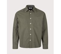 NN.07 Mens Relaxed Fit Deon Shirt - Colour: 734 Green Check - Size: XL