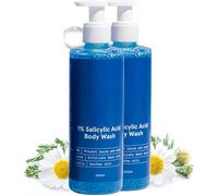 NN 1% Salicylic Acid Body Wash 500ml | Helps to Prevent Body Acne & Cleanse Skin | Paraben and SLS Free | Pack of 2