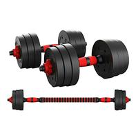 NN/AA 20KG Adjustable Dumbbells Weights lifting Barbell Dumbell GYM Workout Suitable for Home or Gym Exercise Men Women Free Weights Hand Dumbbell Weight Set (20KG)