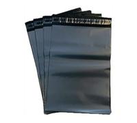 NN BARGAINS 100 Grey Mailing Bags 10x14 Inches - 100% Recycled Plastic, Heavy-Duty & Waterproof Self-Seal Poly Mailers - Envelope - Reliable Postal Bags for Shipping - 10x14