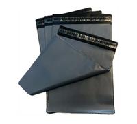 NN BARGAINS 1000 Grey Mailing Bags 9x12 Inches - Bulk Pack 100% Recycled Plastic, Waterproof & Durable Self-Seal Poly Mailers - Envelope - Secure Shipping Bags - 9x12