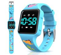NN Ben Nevis Potty Training Watch, Digital Toddler Watch with Countdown/Music/Alarm Clocks/Vibration Reminder and Waterproof, Remind Toddler to Go to The Toilet, 02-Blue-DinosaurWorld, Digital