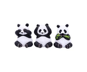 NN Designs Three Wise Pandas Bear Ornaments NEW