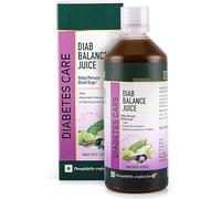 NN Diab Balance Juice, 1L | Ayurvedic Diabetic Care Juice for 45+ Adults | Karela, Jamun, Neem, Paneer Doda, Cinnamon, & 9 More Natural Herbs | Manages Blood Sugar & Insulin Level