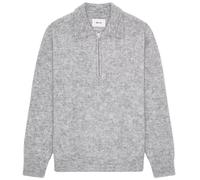 NN07 Alfie Half Zip Polo - Sable Grey XL XL