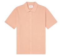 NN.07 Mens Ares knitted Short Sleeve Shirt - Colour: 579 Corashell - Size: Large