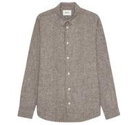 NN07 Enzo Classic Collar Linen Shirt - Clay M M