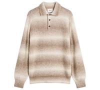 NN07 Men's Alfie Alpaca Knitted Polo Light Camel XL