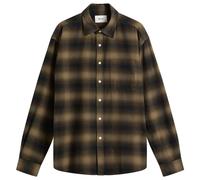 NN07 Men's Deon Check Flannel Shirt Black Check