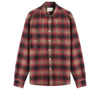 NN07 Men's Deon Check Flannel Shirt Red Check Large