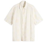 NN07 Men's Freddy Jacquard Shell Short Sleeve Shirt Ivory Medium