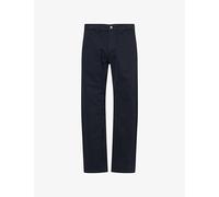 Nn07 Mens Nn07 Aden Straight-Leg Cotton Chinos Navy Blue 30R