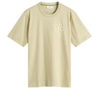 NN07 Men's Pedro Embroidered Flower T-Shirt Sage Green