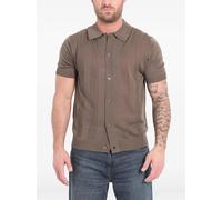 NN07 Thor button pattern shirt - Brown S-M-L-XL-XXL