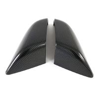 NNBINK Compatible With Tesla For Model S 2015-2019 Door Mirror Covers Caps Rear View Cap Side Rearview Mirror Shells Rearview Side Mirror Cover Car Rearview Mirror Cover(Carbon Fiber Color)