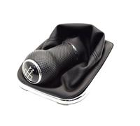 NNBINK Gear Lever Compatible with Jetta 1999 2000 2001 2002 2003 2004 2005 5 Speed Manual Car Gear Shift Knob PU Stick Shifter Lever Black