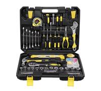 NNBINK Ratchet Tool and Case 108 Pcs/Set Multi-Tool Set Hexagon Socket Measure Screwdriver Wrenches Needle-Nose Pliers Claw Hammer Bit Set