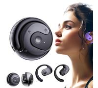 NNBWLMAEE Ai Headphones Language Translation, Spanish English Translator Headphones, Spanish Translator Earbuds, Hy-T26 Pro Wireless Bluetooth Translation Earbuds (Black)