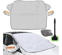 NNBWLMAEE Car Windshield Cover, 2026 New Windscreen Ice Protector, Sun Frost/Ice/Snow/Heat Car Van Aluminium, All-Season Windshield Protector, for Most Cars (SUV Fit)