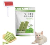 NNBWLMAEE Cat Grass Teething Stick, Cat Grass Chew Stick, Cat Grass Teething Stick Cuddles and Meow, Cat Grass Teething Sticks for Indoor Cats, Cat Grass Teething Stick Chicken (1Pack)