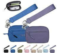 NNBWLMAEE Commonlyto Wallet, The Wallet 2nd Gen, Wristlet Waterproof Nylon Wallets for Women Daily & Shopping, Zippered Card Case with Id Window (2PC-12)