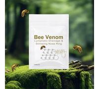 Nnbwlmaee GGPM Bee Venom Lymphatic Drainage & Slimming Nose Ring, GGPM Bee Venom Nose Ring, Bee Venom Lymphatic Drainage Nose Ring (35Pcs)