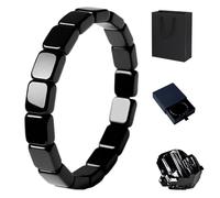 NNBWLMAEE Hematite Bracelet, 2025 New Hematite Bracelet for Men, Restore Confidence & Your Edge, Gift for Dad, Husband, Boyfriend (1Pc)