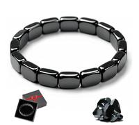 NNBWLMAEE Hematite Bracelet, 2026 New Hematite Bracelet for Men, Minimalist Masculine Design, Comfortable Wear, Restore Confidence Your Edge, Gift for Dad, Husband, Boyfriend (1PC)