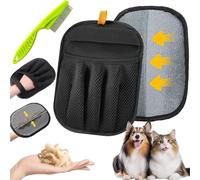 NNBWLMAEE Pet Fur Remover, 2026 Upgraded Five-Finger Electrostatic Pet Hair Removal Glove for Cats & Dogs, Reusable Magic Brush Pets Hair Remover for Laundry, Couch, Carpet, Car Seat (1PC)