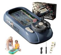 NNBWLMAEE Race Adventure Car Steering Wheel Toy, Musical Steering Wheel Car Games, Racing Adventure Cars Steering Wheel Toy for Boys 3+, Birthday, with Sounds for Kids (lue-gray)
