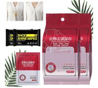 NNBWLMAEE Stain Removal Wet Wipes, Portable Emergency Stain Removal Wet Wipes, Clothes Stain Removal Wipes, Clothing Stain Remover Wet Wipes, Emergency Stain Remover Wipes (2PCS)