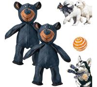 NNBWLMAEE Unbreak Bear Dog Toy, 2025 New Unbreaka-Bear For Heavy Chewers, Indestructible Bear Dog Toy, 2.0 Unbreakable Bea r T oy, For Aggressive Chewers, Keep Them Busy (2pcs-a)