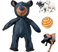 NNBWLMAEE Unbreak Bear Dog Toy, 2025 New Unbreaka-Bear For Heavy Chewers, Indestructible Bear Dog Toy, 2.0 Unbreakable Bea r T oy, For Aggressive Chewers, Keep Them Busy (1pcs)
