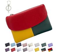 NNBWLMAEE Wallet, Unisex Pebble Leather Bag, Relevantk Wallets, Coin Card Purse Soft Small with Credit Card Holder (P)