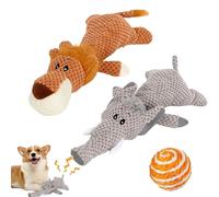 NNBWLMAEE Wowpetsmart Invincible Chewanimals, Wowpetsmart for Heavy Chewers, Wowpetsmart Chew Animals, Wowpetsmart Dog Toys for Small and Large Dogs, No Hurt Teeth (2pcs-b)