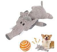 NNBWLMAEE Wowpetsmart Invincible Chewanimals, Wowpetsmart for Heavy Chewers, Wowpetsmart Chew Animals, Wowpetsmart Dog Toys for Small and Large Dogs, No Hurt Teeth (Elephant)