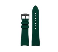 NNEAOTAQQ Curved Soft Silicone Strap 22mm Compatible With EDIFICE Racing ECB-900DB Watch Band Belt Compatible With Casio Replace Bracelet Men