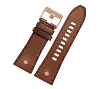 NNEAOTAQQ Watchband 28mm Leather Bracelet Compatible With Diesel Watch Strap Wristwatches Band DZ7193 DZ7214 DZ7311 DZ7312 DZ7313 Watch Strap