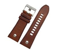 NNEAOTAQQ Watchband 28mm Leather Bracelet Compatible With Diesel Watch Strap Wristwatches Band DZ7193 DZ7214 DZ7311 DZ7312 DZ7313 Watch Strap
