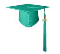 NNGOTD Graduation Cap for Adults and Kids 2026 Mortor Board Academic High School University Motorboard Hat with Tassel Academic Master Ceremony Costume for Preschool Kindergarten Ceremonies (GN2,S)