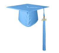 NNGOTD Graduation Cap for Adults and Kids 2026 Mortor Board Academic High School University Motorboard Hat with Tassel Academic Master Ceremony Costume for Preschool Kindergarten Ceremonies (BU2,S)