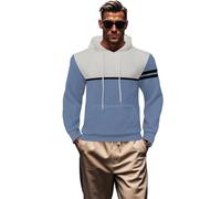 NNGOTD Halloween Mens Cardigan Ribbed Knit Sweater Full Zip Stand up Collar Jumpers Long Sleeve Thick Pullover Regular Fit Leisure Wear Christmas Jumper Man (Light Blue-9, XL)