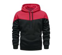 NNGOTD Halloween Men's Fleece Quarter Zip Sweatshirts Winter Half Zip Jumper Outdoor Thermal Pullover Hiking Jacket Sweaters Outwear Reindeer Onesie Adult (Red #2, L)