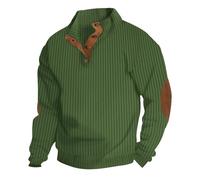 NNGOTD Halloween Mens Hoody Full Zip Up Hooded Hoodie Sweatshirt Fleece Patchwork Jacket Solid Color Coat with Kanga Pocket Outerwear Sport Wear Knitted Christmas Jumper (Army Green, XL)