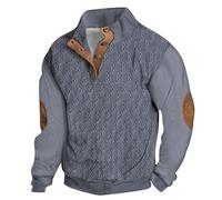 NNGOTD Halloween Mens Hoody Full Zip Up Hooded Hoodie Sweatshirt Fleece Patchwork Jacket Solid Color Coat with Kanga Pocket Sportwear Christmas Swimsuit (e-Grey, XXXXL)
