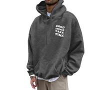 NNGOTD Halloween Men's Jumpers Tops Winter Warm Knitted Crew Neck Jumper Long Sleeve Soft Cozy Mock Neck Knitwear Pullover Sweaters Sport Wear Blow Up Santa Costume (5-Grey, M)