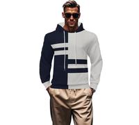 NNGOTD Halloween Men's Long Sleeve Running Shirts Mesh Quick Dry Outdoor Gym T-Shirt Sun Protection Active Athletic Training Tops Overcoat Ugly Xmas Jumper (12-White, XXXL)