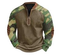 NNGOTD Halloween Men's Military Jacket Tactical Warm Fleece Winter Coat Windbreaker Thick Lapel Collar Combat Casual Cargo Jackets Workwear Dinosaur Christmas Jumper (1-Green, XXXXXL)
