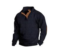 NNGOTD Halloween Men's Quarter Zip Long Sleeve Pullover Shirts Quick Dry Active Tops Lightweight Outdoor Fishing Golf Sweatshirts Parka Leisure Wear Christmas Cardigans (Black, XXL)