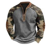 NNGOTD Halloween Mens Womens Sweatshirts Pullover Thermal Plain Top Workwear Casual Crewneck Jumper Sweater Sports Leisure Fleece Workwear Classic Football Shirts Christmas Jumper (5-Army Green, XL)